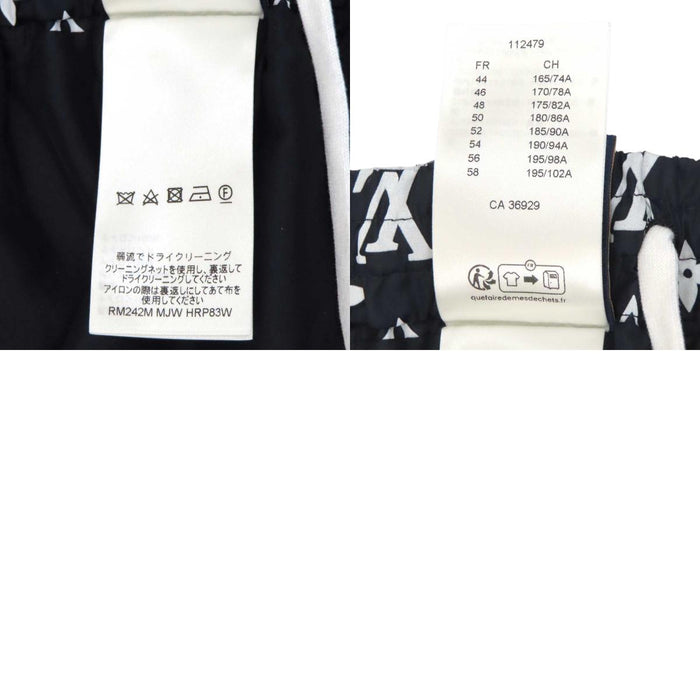 LOUIS VUITTON 
LV ロゴ 
モノグラム プリント テクニカル ナイロン トラック パンツ