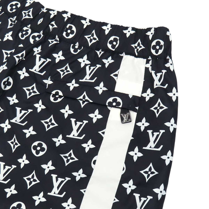 LOUIS VUITTON 
LV ロゴ 
モノグラム プリント テクニカル ナイロン トラック パンツ