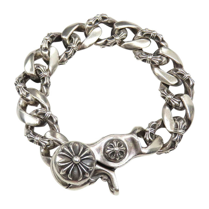 CHROME HEARTS 
FNCY CHN LNK クロスボール シルバー 13LINK 
ファンシーリンク クリップ ブレスレット 13リンク
