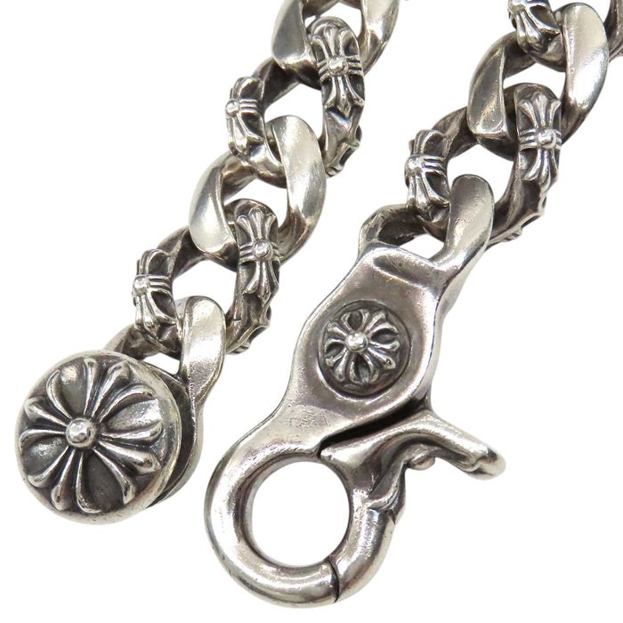 CHROME HEARTS 
FNCY CHN LNK クロスボール シルバー 13LINK 
ファンシーリンク クリップ ブレスレット 13リンク