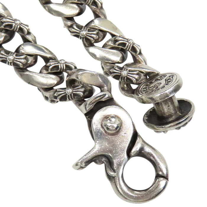 CHROME HEARTS 
FNCY CHN LNK クロスボール シルバー 13LINK 
ファンシーリンク クリップ ブレスレット 13リンク