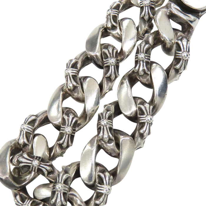 CHROME HEARTS 
FNCY CHN LNK クロスボール シルバー 13LINK 
ファンシーリンク クリップ ブレスレット 13リンク