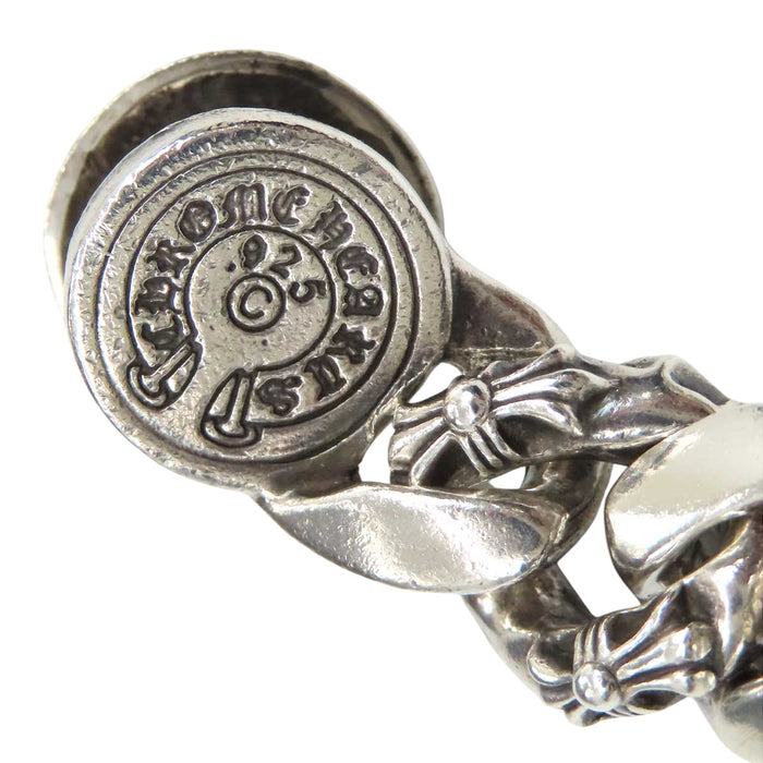 CHROME HEARTS 
FNCY CHN LNK クロスボール シルバー 13LINK 
ファンシーリンク クリップ ブレスレット 13リンク