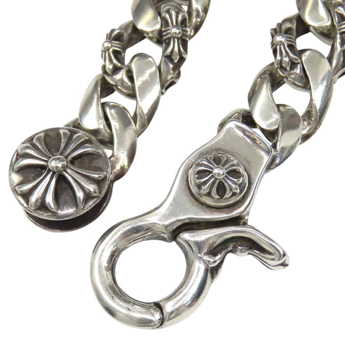 CHROME HEARTS 
CH FNCY CHN LNK シルバー クロスボール 13LINK 
ファンシーリンク クリップ ブレスレット 13リンク