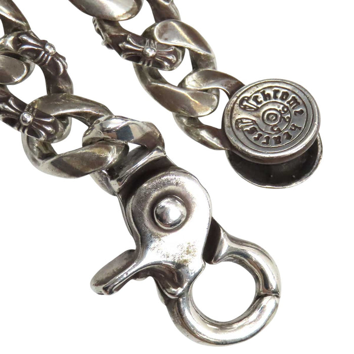 CHROME HEARTS 
CH FNCY CHN LNK シルバー クロスボール 13LINK 
ファンシーリンク クリップ ブレスレット 13リンク