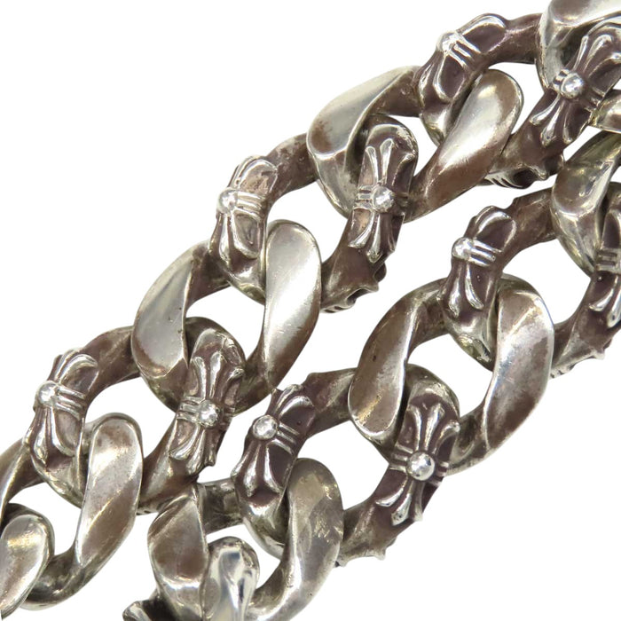 CHROME HEARTS 
CH FNCY CHN LNK シルバー クロスボール 13LINK 
ファンシーリンク クリップ ブレスレット 13リンク