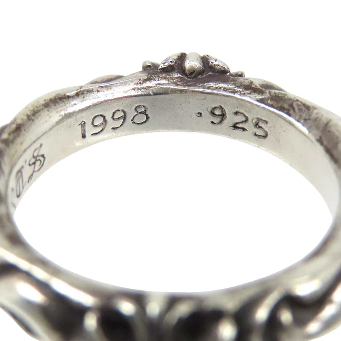 CHROME HEARTS 
CH SBT BAND クロス シルバー 1998年刻印 
SBT バンド リング
