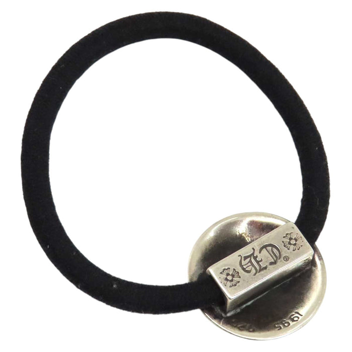 CHROME HEARTS 
CH HAIRBAND ヘアバンド 1995年刻印 シルバー コンチョ 
クロスボール ヘアゴム