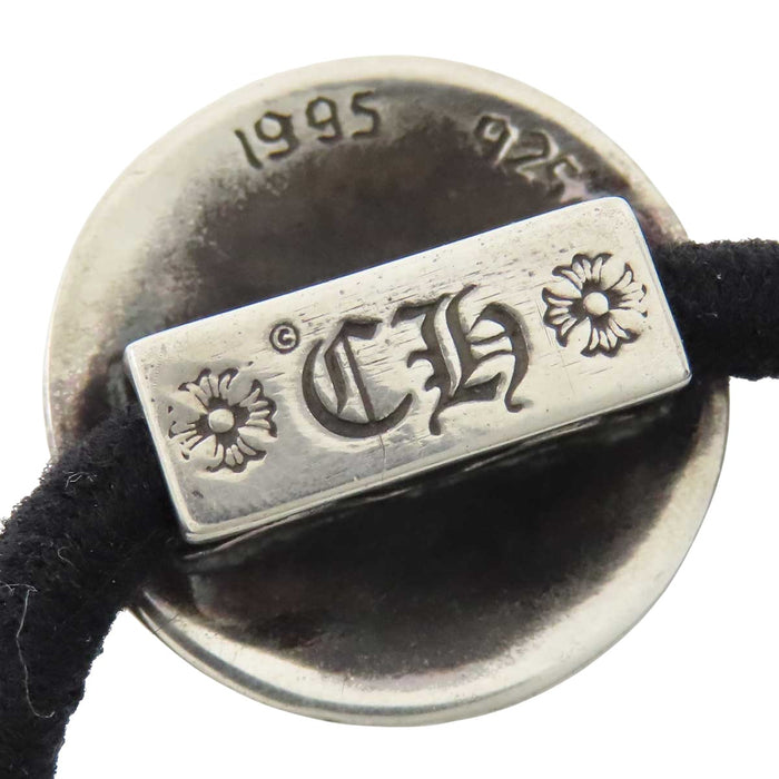 CHROME HEARTS 
CH HAIRBAND ヘアバンド 1995年刻印 シルバー コンチョ 
クロスボール ヘアゴム