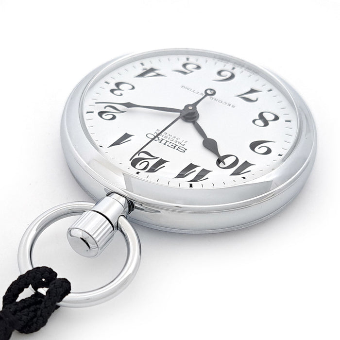 SEIKO 
Montre de poche Precision FULL SET 
avec boîte et papiers