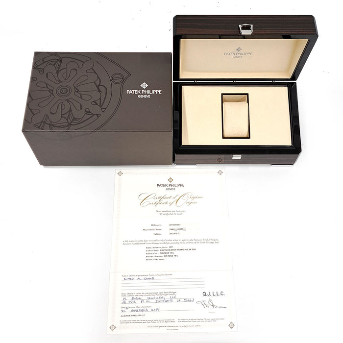 PATEK PHILIPPE 
Nautilus Cal.26-330SC 
With box and papers