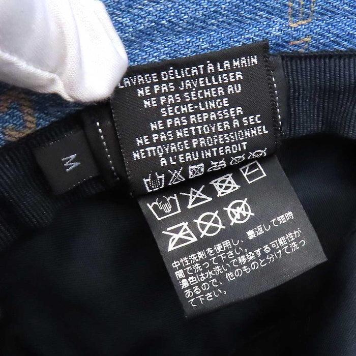 CHANEL 
COCO CC コットン 
ココマーク ロゴ　デニム バケットハット