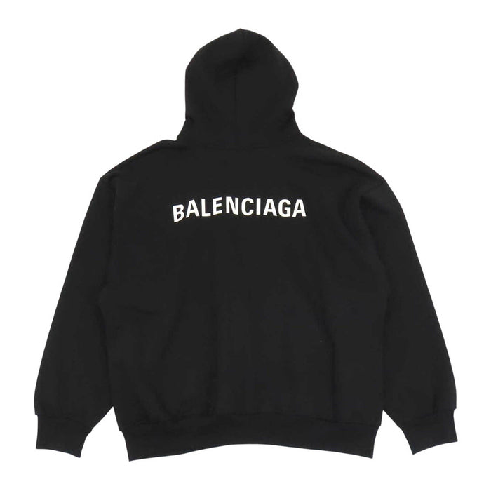 BALENCIAGA 
コットン スウェット 
ロゴ プリント フーディ