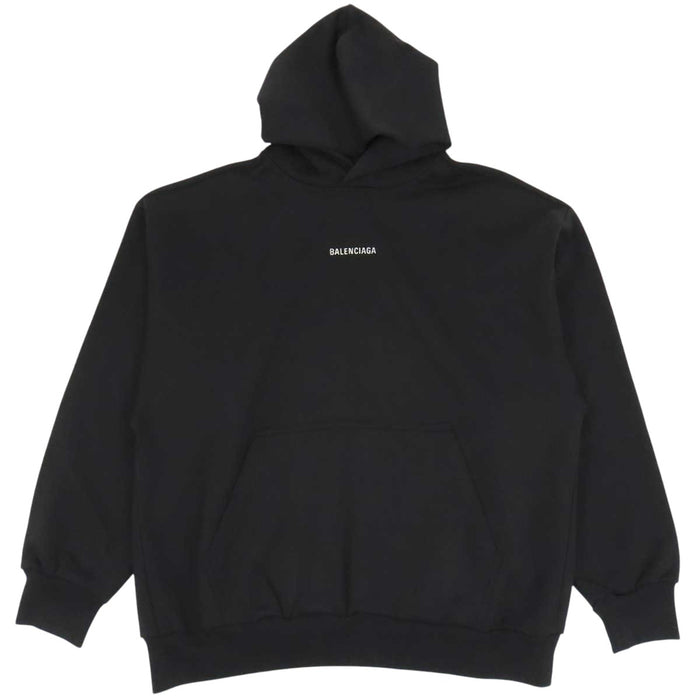 BALENCIAGA 
コットン スウェット 
ロゴ プリント フーディ