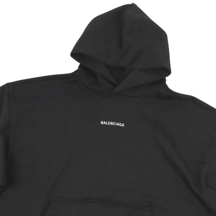 BALENCIAGA 
コットン スウェット 
ロゴ プリント フーディ