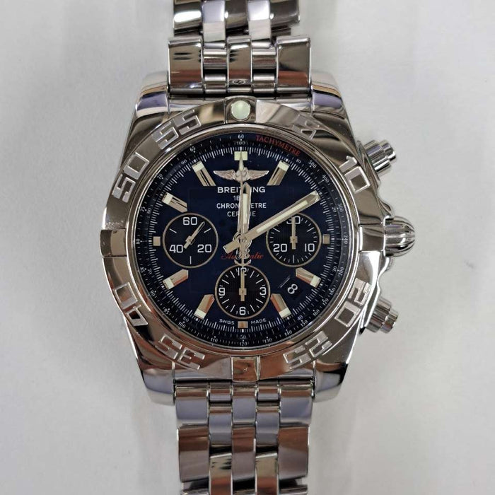 【WHOLESALES】
BREITLING 
AB0110 
クロノマット 44 
箱　ギャランティ(液晶にじみあり)　クロノメーター証