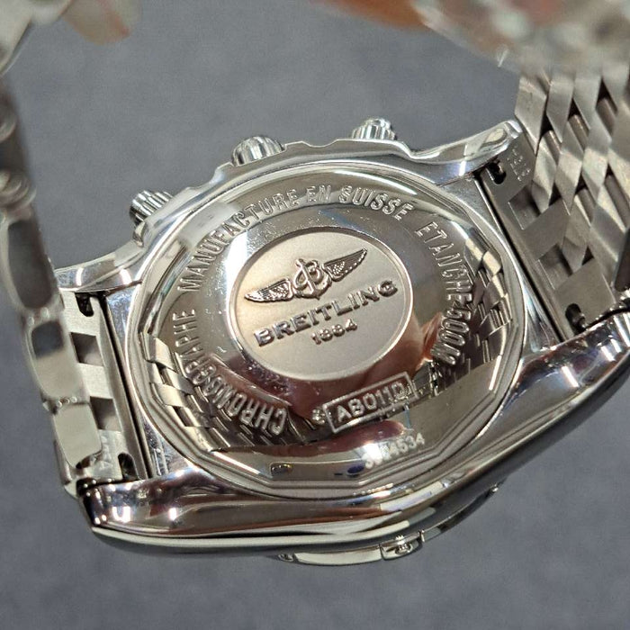 【WHOLESALES】
BREITLING 
AB0110 
クロノマット 44 
箱　ギャランティ(液晶にじみあり)　クロノメーター証