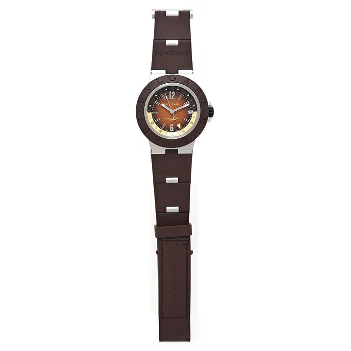 BVLGARI 
アルミニウム GMT フェンダー 限定モデル 
箱ギャラ付