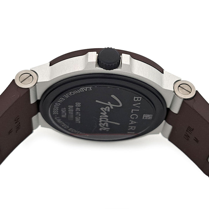 BVLGARI 
アルミニウム GMT フェンダー 限定モデル 
箱ギャラ付
