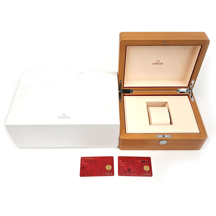 OMEGA 
De Ville Prestige Co-Axial 
With box and papers