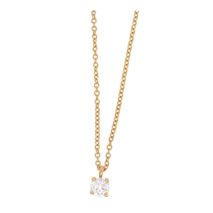 TIFFANY&Co. 
Solitaire Necklace