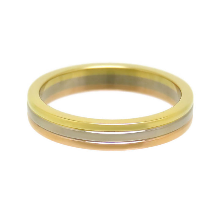 CARTIER 
Three-Gold Band Ring