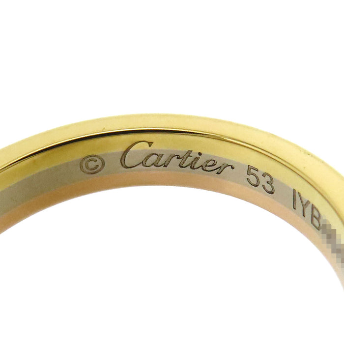 CARTIER 
Three-Gold Band Ring