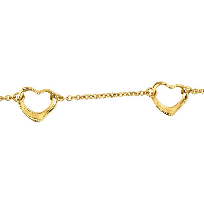 TIFFANY&Co. 
オープンハート ブレスレット 5Pモチーフ