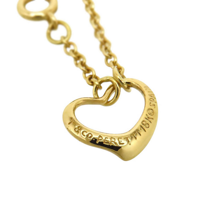 TIFFANY&Co. 
オープンハート ブレスレット 5Pモチーフ