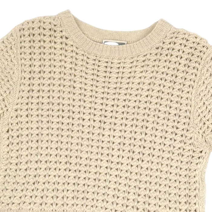 CHANEL 
09A COCO CC ロゴ ウール カシミヤ 
ココマーク ニット ショートスリーブ ワンピース 
シャネルスポーツ