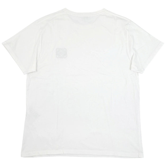 LOEWE 
コットン クルーネック 
アナグラム 刺繍 Tシャツ
