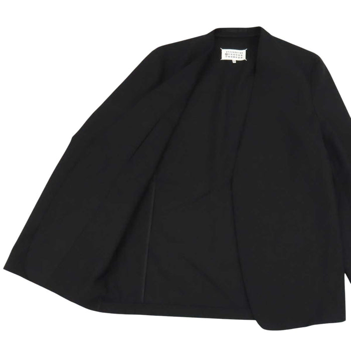 Maison Margiela 
ウール 
4ステッチ ノーカラー ジャケット