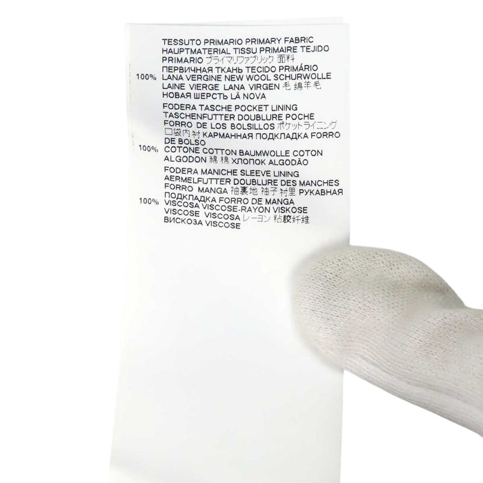 Maison Margiela 
ウール 
4ステッチ ノーカラー ジャケット