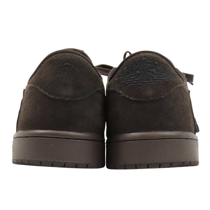 NIKE 
TRAVIS SCOTT AIR JORDAN 1 LOW レースアップ スエード レザー 
×トラヴィススコット エア ジョーダン スニーカー