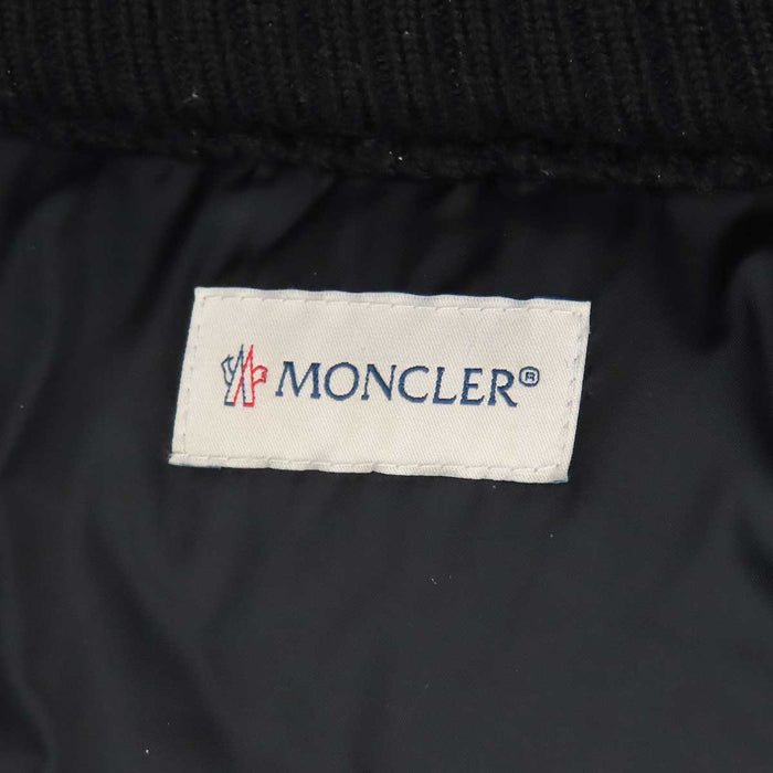 MONCLER 
Marione Tricott patch nylon wool-blend 
MAGLIONE knit-paneled down jacket