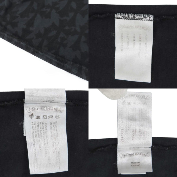 CHROME HEARTS 
CHプラス ホースシュー スクロールラベル コットン 
グレイブヤード セメタリークロス Tシャツ