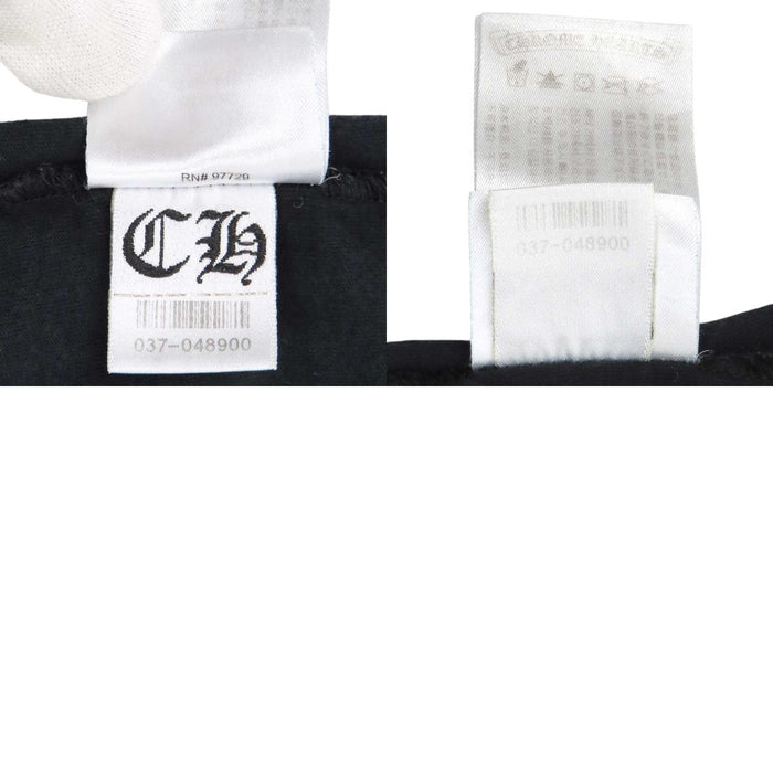 CHROME HEARTS 
CHプラス ホースシュー スクロールラベル コットン 
グレイブヤード セメタリークロス Tシャツ