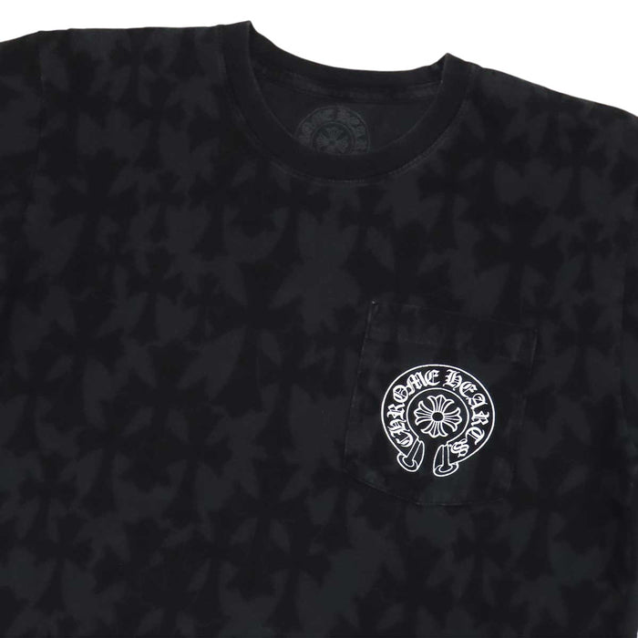 CHROME HEARTS 
CHプラス ホースシュー スクロールラベル コットン 
グレイブヤード セメタリークロス Tシャツ