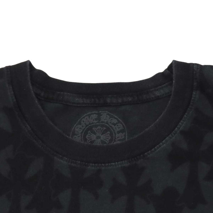 CHROME HEARTS 
CHプラス ホースシュー スクロールラベル コットン 
グレイブヤード セメタリークロス Tシャツ