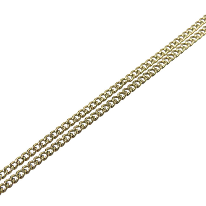 CHANEL 
COCO CC Logo Gold-Tone Metal 06V 
Coco Mark Necklace
