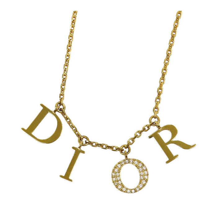 Dior 
Logo Star Rhinestone Gold-Tone Metal 
Dio(r)evolution Dior Evolution Necklace