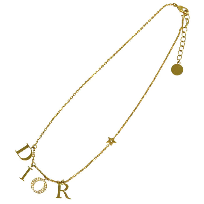 Dior 
Logo Star Rhinestone Gold-Tone Metal 
Dio(r)evolution Dior Evolution Necklace
