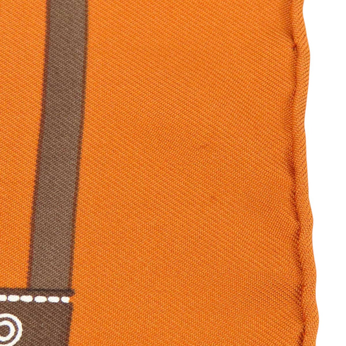 HERMES 
Bolduc Silk Petit Carré 
Carré 45 Bolduc Scarf