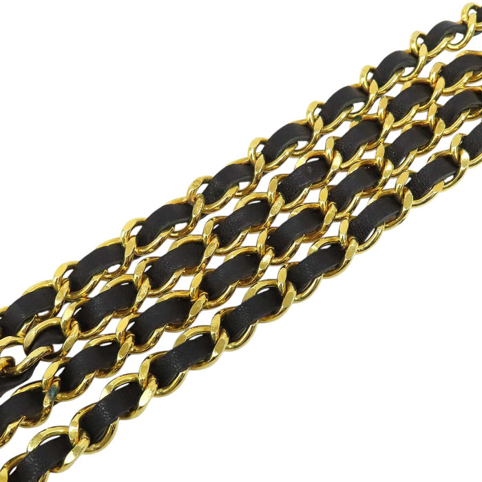 CHANEL 
COCO CC Logo Gold-Tone Metal 1984 
Coco Mark Vintage Chain Belt