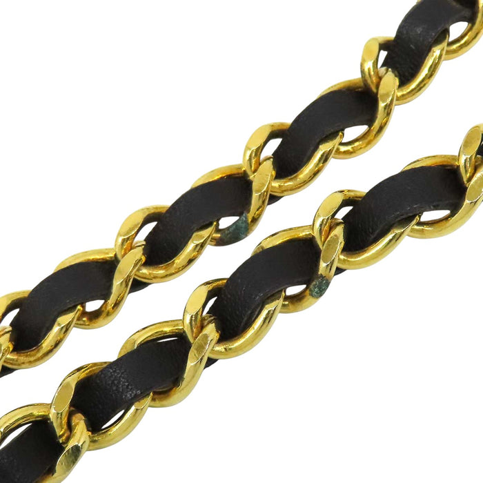 CHANEL 
COCO CC Logo Gold-Tone Metal 1984 
Coco Mark Vintage Chain Belt