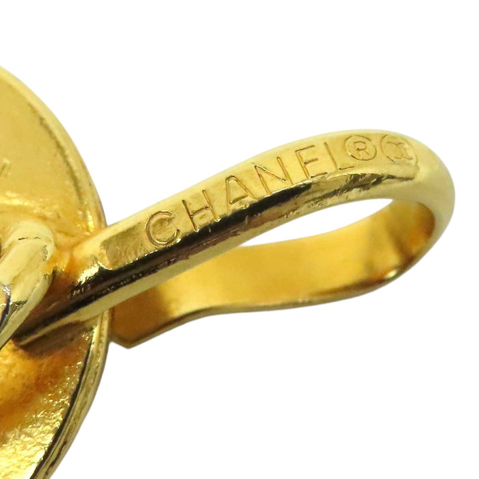 CHANEL 
COCO CC Logo Gold-Tone Metal 1984 
Coco Mark Vintage Chain Belt