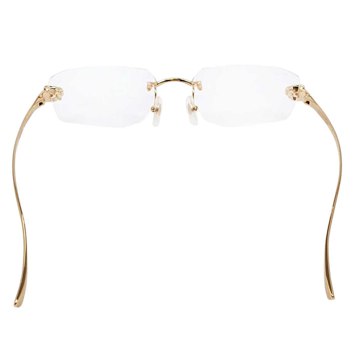 CARTIER 
Rectangle Leopard 
Panthère Rimless Eyewear