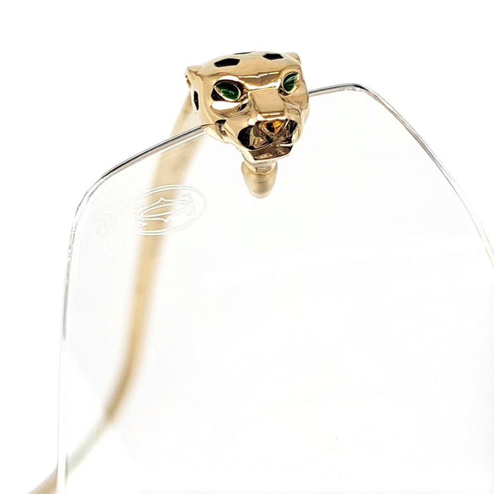 CARTIER 
Rectangle Leopard 
Panthère Rimless Eyewear
