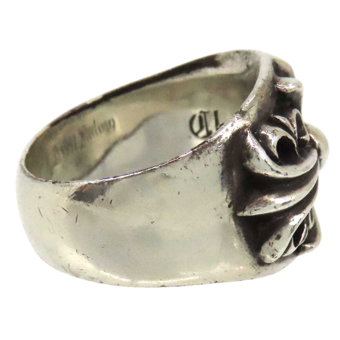 CHROME HEARTS 
CH KEEPER sterling silver engraved 1992 
Keeper ring