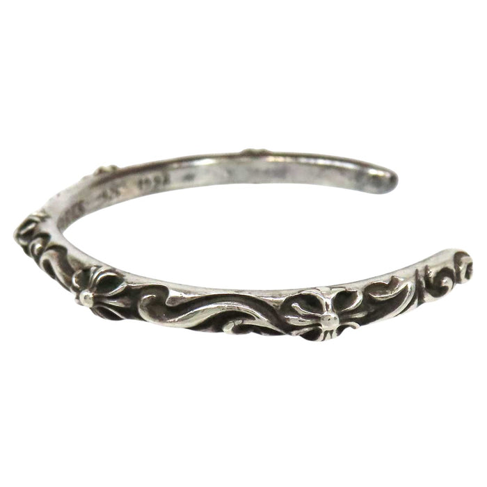 CHROME HEARTS 
CH BANGLE SBT Silver Engraved 1998 
SBT Band Bangle